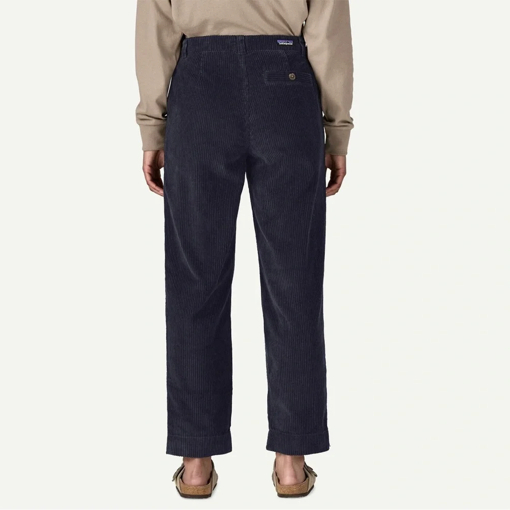 Patagonia Wide Wale Corduroy Pants Women’s Size 6 Pitch Blue Organic Cotton NWT - Picture 13 of 14